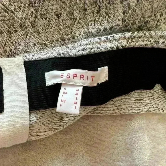 Esprit Fitted Tight Skirt Black White Patterned  Workwear Business Size Medium - Picture 4 of 6